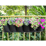 Gabrielle - Sac de Plantation Vertical, Jardin Sac à Plantes Mural Jardinière Suspendue Balcon Pot à Suspendre Intérieur Extérieur Fleur 6 Poches