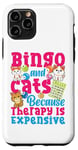 iPhone 11 Pro Bingo Player Cat Bingo And Cats Because Therapy Is Expensive Case