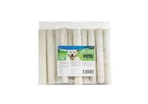 2pets Tuggrulle vit, 12,5 cm/ 15 mm, 10-pack