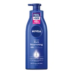 Nivea Unisex Very Dry Skin Rich 48 Hours Nourishing Body Lotion Volume 400 ml