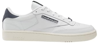 Reebok Men's Club C 85 Sneaker, Ftwwht Eacobl Chalk, 4 UK