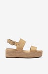 Tommy Hilfiger - Sandaler Mid Wedge Sandal - Beige