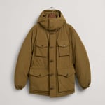 Gant Mens Down Parka Jacket in Green material_Synthetic - Size Medium