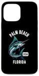 Coque pour iPhone 13 Pro Max Motif Palm Beach Floride USA Fishing