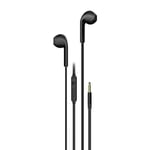 Vivanco Hörlurar Stereo Earbuds 3.5mm Svart