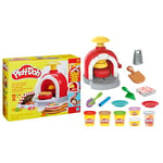 Play-Doh Kitchen Creations Pizza Oven Playset with 6 Cans of Modeling Compound and 8 Accessories