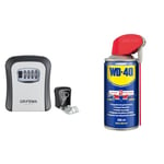 GRIFEMA Boite a Clefs - Murale Boite a clé avec Code Sécurisée Exterieur & WD-40 • Produit Multifonction • Spray Double Position • sans Silicone • Non Conducteur