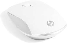 HP 410 Slim Wireless Bluetooth Mouse, compatible with Chrome or PC or Mac, multi-surface sensor, ambidextrous design, 3 Buttons, Scroll Wheel, Up to 12 Month Battery, White