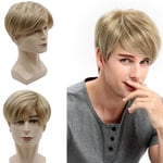 Cosplay Afro Kinky Short Short Hair Men's Wigs Full Curly Wig Synthetic Hair