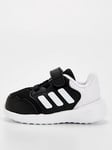 adidas Kids Tensaur Run 30 Trainers - Black/White, Black, Size 3 Older