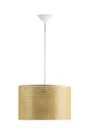 ELS BANYS Lampe de plafond Eider en osier synthétique, beige, diamètre 40 cm hauteur 25 cm