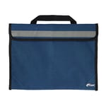 Sac à musique Tiger MSA63 - Sac de livre scolaire bicolore - Sac à musique pour enfants - Pratique de l'orchestre et de la chorale - Cours de musique à l'école - Sac pour partitions - Bleu