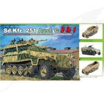 FR- Dragon SD KFZ 251/10 3,7 cm PAK 3 KIT 1:35 - D6224