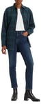 Levi's Women's 724 High Rise Straight Jeans, Blue Swell, 32W / 32L