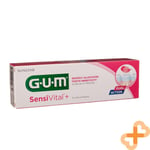 Dentifrice au fluorure GUM SENSIVITAL 75 ml soulage rapidement la sensibilité...