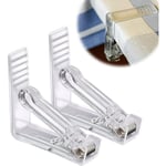 Ccykxa - Pince à Nappe Transparent,Pince Nappe Plastique,4 Pcs Clip Nappe Table RéGlable pour FêTe à La Maison,Parties,Pique-Niques, FêTe,