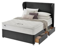 Silentnight Superking Eco 4 Drawer Divan Bed - Charcoal Super King