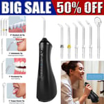 Cordless Water Flosser Jet Dental Electric Oral Irrigator Teeth Cleaner Portable