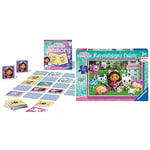 Ravensburger Gabbys Dollhouse Toys - Educational Mini Memory Game for Kids Age 3 Years Up - Matching Picture Snap Pairs & Gabby’s Dollhouse Jigsaw Puzzles