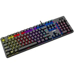 Clavier PC Espagnol Gaming mécanique USB Câble Cool Austin