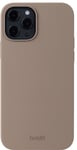 holdit iPhone 12/iPhone 12 Pro Skal Silikon Mocha Brown