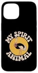 Coque pour iPhone 15 Citation drôle d'autruche est mon esprit animal citations drôles d'autruche