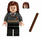 Hary Potter LEGO Minifigure Hermione Granger w Wand Minifig Rare Collectable