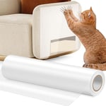 Protecteur de Rayure de Chat, Protection Canape Chat Anti Griffe 20cm x 5m Sticker Transparent Autocollant Protections Anti-Rayures pour