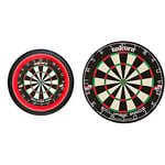 Unicorn Dart's Solar 2 Pro Illuminated Dartboard Surround Lighting System, Black, One Size & Eclipse Pro 2 Bristle Dart Board with Professional Sisal and High Definition Spider,