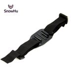 SnowHu noir ventilé tête réglable casque sangle ceinture Go Pro accessoires support adaptateur pour Gopro Hero 7 6 5 4 GP04