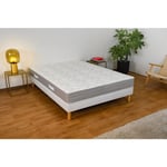 Ensemble matelas sommier 140 X 190  cm  ATOS  