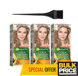 Garnier color naturals 8.1 Lumière Ash Blonde Cheveux Couleur 3-pack