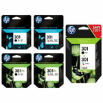 Original Hp 301 / 301xl Black & Colour Ink Cartridge For Deskjet 1050a Printer