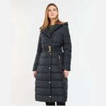 Barbour International B.Intl Track Line Quilted Coat - UK 16