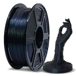 FLASHFORGE Filament PLA 1.75mm, Filament pour imprimante 3D bobine de 1kg, précision dimensionnelle +/- 0.02mm, Filament d'impression 3D adapté à la plupart des imprimantes 3D FDM (Obsidian)