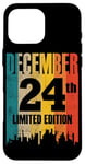 iPhone 16 Pro Max December 24 Limited Edition 24th Day Retro Vintage Birthday Case