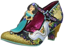 Irregular Choice Women's A Whole New World Mary Janes, White (White/Blue A), 8 UK 42 EU