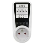 Paryou - Compteur d'énergie numérique ac 230 v, wattmètre, dispositif de puissance, énergie électrique, Kwh, analyseur de mesure de puissance, prise