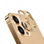 iPhone 12 Pro Max Kameraramskydd AK Alloy Linsskydd Guld