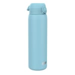 ION8 Leak Proof 1 Litre Water Bottle, Stainless Steel, Alaskan Blue, 1L