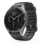 Hama Montre connectée GPS Intégré 7010" (Montre Sport, écran AMOLED 1,43", Fonction Prise d’appels, contrôle Vocal Siri/Google, étanche IP68/3 ATM), Anthracite