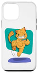 Coque pour iPhone 12 mini Joli t-shirt chat dansant avec tous les sourires et la vie