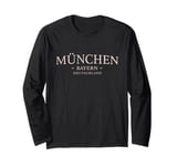 München Bayern Deutschland - Simple Munich Germany Long Sleeve T-Shirt