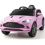 Costway - Aston Martin dbx Voiture Electrique 12V Enfants avec Télécommande 2,4G, Véhicule Moderne avec Lumières led et Musique, Démarrage