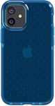 tech21 Evo Check for Apple iPhone 12 mini 5G - Germ Fighting Antimicrobial Phone Case with 3 Meter Drop Protection Classic Blue