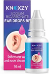 Knoxzy Sodium Bicarbonate Ear Drops Softens Wax Removal Pain Relief Drops 10ml