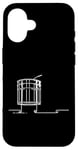 iPhone 16 Steel Drums Line Art For Musicians Steel Drum Case