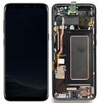 Musta Samsung Galaxy S8 Plus LCD-näyttö