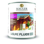 MAULER - Lasure bois Chêne Clair satiné 5L - glycéro ne pèle pas, ne s'écaille pas - résines alkydes à l'huile : très haute durabilité & sans coulure - qualité PRO B35