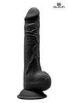 Gode Double Densité Noir 23,5cm - Modèle 3 - Sextoy Hyper Réaliste en Silicone